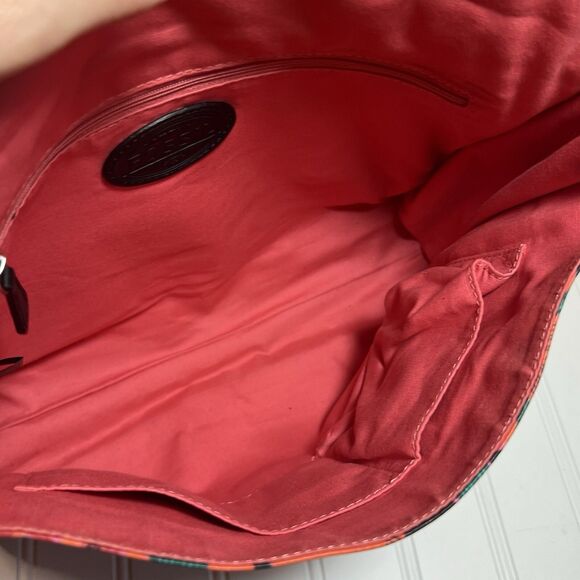 Fossil Bag Womens Multicolor Floral Crossbody Messenger Bag - Picture 7 of 16